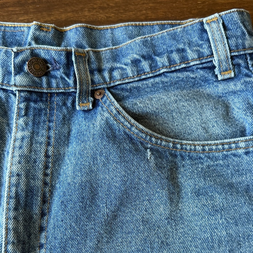 Levi’s 317 Relaxed Jeans 34×30 – Orange Tab Made in USA Vintage - Picture 9 of 16